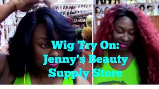 Wig Try On : Jenny'S Beauty Supply By Stylist Raven | Texas Hairstylist