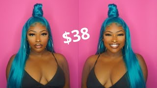 Blue $38 Amazon Wig Slay  | Lucyhairwig