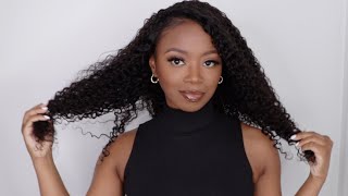 The Blend Is Effortless! Perfect V Part Wig For  Relaxers & Natural Hair | Easy To Blend & No Heat