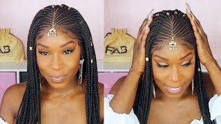 Only $100! Most Realistic Affordable Braided Wig!| Knotless|  Glueless | Besthairbuy