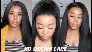 What Lace?!!! Realistic Hairline I 13X6 Kinky Straight Lace Front Wig I Yswigs