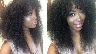 Comingbuy.Com Kinky Curly Lace Front Wig: Cutting, Shaping And Styling| Protective Style