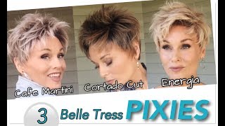 Belle Tress Epic Pixies Wig Review | Cortado Cut | Energia | Cafe Martini | Compare!