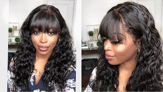 This 360 Tho!! Lace Frontal With Bangs: Valentine'S Day Inspiration Ft. Ywigs