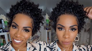Curly Pixie Twa Haircut Wig! Omg Summer Isn'T Ready For This! Cut & Style Diy How To Ft Sogoodh