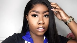 How To Slay A Natural Lace Front Wig Like A Pro Step By Step | Ft. Sunber Hair 100% Virgin Peruvian