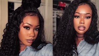 How To Style Curly Full Lace Wig | Divaswigs Wig Review