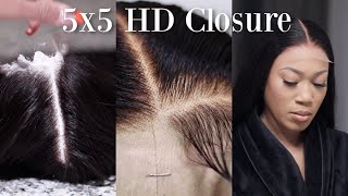 Best Closure Wig Install | Melted Scalp