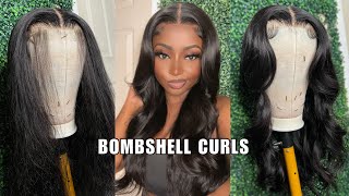 Layers + Voluminous Bombshell Curls Tutorial | Unice Hair