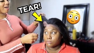 Lace Meltdown Fail!  (Beauty Supply Store Wig)