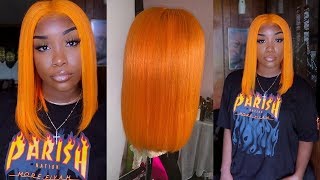 Easy Color + Install On Transparent Lace Bob Wig !!! | Bilace Wig