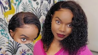 Get Into This Natural Curly Bob Wig! | Swiss Lace | Ft.Superbwigs