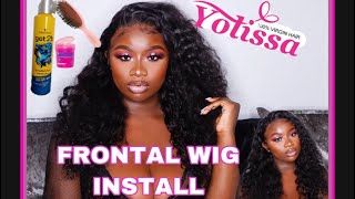 Beginner Friendly Wig Application |Amazing Transparent Lace Wig| Yolissa Hair