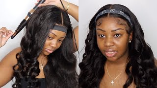 Easy 5 Minute Wand Curls | Labhairs 13*6 Transparent Lace Wig