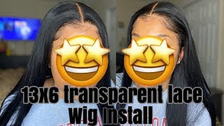 *New* Transparent Lace Wig Install ‼️Ft. Celie Hair