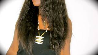 Natural Hair Braid Out On Glueless Full Lace Wig  With Silk Top Review