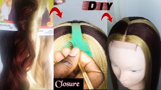 Diy Closure | How To Make Closure Using Braiding Hair | Detailed | Beginners Friendly