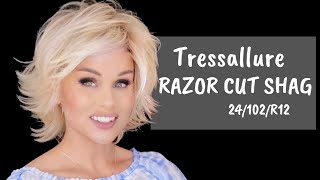 Tressallure Wig Review | Razor Cut Shag | 24/102/R12 | What You Need To Know! Styling!