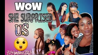 Best Braided Wigs Display During Visit With  Godmother | First Time After Lockdown