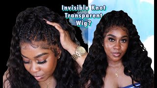 Best Invisible Knots Transparent Lace Wig ? Must Watch | Braided Half Up Half Down Ft Yolissa Hair