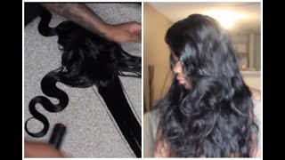 How To Transform Straight Hair Into Body Wave Ft. Unice Hair
