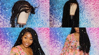 Very Detailed || Crochet Passion Twists On A Full Lace Wig || Janet Collection || Rhythmnbeauty