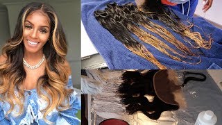 How To Bleach Bundles From Black To Blonde With No Damage | Rhonda White Inspo