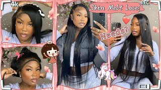Undetectable Hd Lace: Silky Straight Lace Front Wig Review | Bleach Knots Ft.#Ulahair