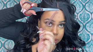 The Stylist Synthetic Lace Front Wig 4X4 Swiss Lace Silk Top Curl-A-Licious | Samsbeauty.Com