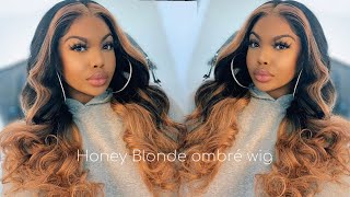 In Love With This Honey Blonde Ombre Lace Wig- Premium Lace Wig