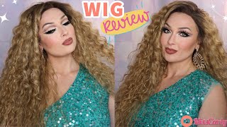 ✨Lace Front Wig Review // Kalyss 4X4 Silk Top / 28" Curly Wig - Blonde - Showstopper Lions Mane