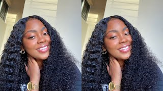 The Best Swiss Lace Curly Closure Wig Ft. Nadula Hair