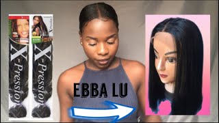 How To Make A Straight Bob Wig With Xpression Braiding Hair||Namibian Youtuber