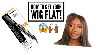 How To Get Your Wig Flat | Andis Hot Comb | Best Hot Comb