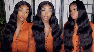 Bomb Install On 28Inch Lace Frontal Body Wave Wig | How To Keep Your Body Waves X Wiggins Hair