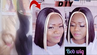 Diy Bob Wig | How To Make Bob Wig Using  Braiding Hair