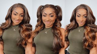 Styled Her 3 Ways! Sensationnel Cloud 9 What Lace 13X6 Lace Wig - Solana - Flamboyage Chocolate