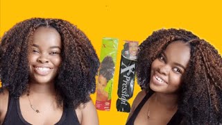 How To Make Afro Kinky Crochet Wig Using Kanekalon Braiding Hair