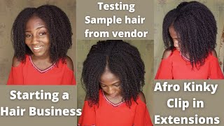 Testing This Hair Sample From A Vendor On Alibaba