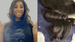 Waiake Body Wave Human Hair Lace Front Wig Review & Unboxing !