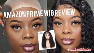 Preplucked Amazon Wig | Unice Hair Bettyou Series Brazillian Curly Lace Wig Review