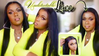 I Just Got A Silk Press‼️ Limited Edition ⚠️ Undetectable Invisible Straight Lace Wig Ft. Luvme Hair
