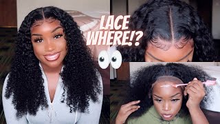 Melted Lace Wig Install On Best Curly Wave Wig Using Erika J'S Lace Glue X Cynosure Hair |What