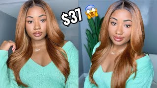$37! | Okay Outre! *New* Hd Lace Front Wig  Kamiyah | Outre Melted Hairline | Synthetic Wig Review