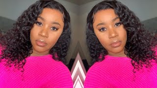 Very Affordable Mongolian Water Wave Lace Front Wig | Aliexpress |  Isee Hair