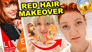 Dying My Hair Red!! Mixing Schwarzkopf Live Aztec Copper & Tangerine Twist (Going Back To Ginger!!)