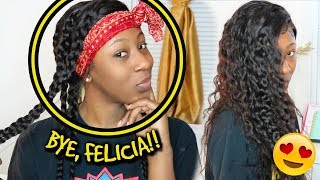 "Bye, Felicia!" To "Hey Girl Hey!"// Braidout Wig Tutorial | Ali Julia Hair