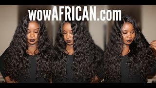 Wowafrican Silk Top Glueless Lace Wig Review