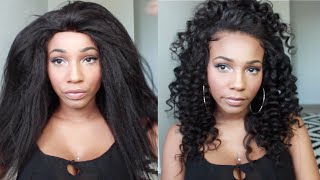 Slaying My Kinky Straight Lace Wig From Start To Finish | Omgqueen.Com