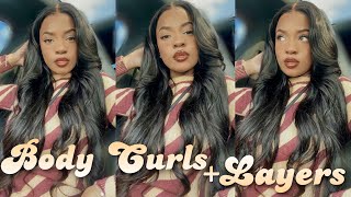 Natural Install + Body Curls - 30" Body Wave Wig!! | Ashimary Hair